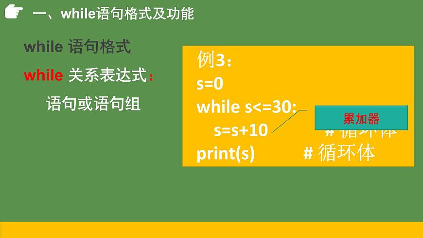 2.3周而復(fù)始的循環(huán)while第2課時-【新教材】教科版（2019）高中信息技術(shù)必修一課件第6頁