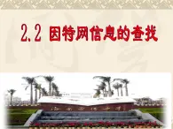 高中信息技術(shù)必修課件-2.2　因特網(wǎng)信息的查找2-教科版