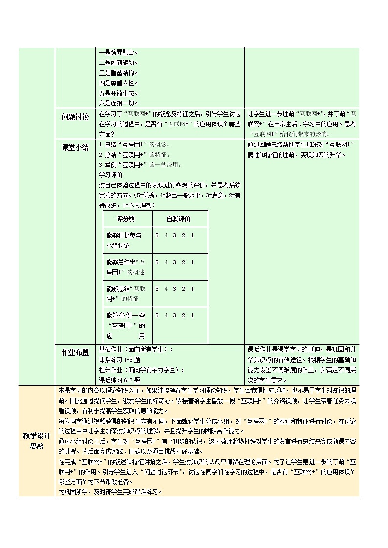 1.4 “互联网+”教学设计-2021-2022学年高中信息技术浙教版(2019)选修2第2页