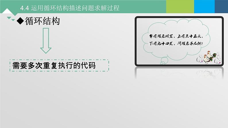 4.4 运用循环结构描述问题求解的过程 课件+教案+练习----高中信息技术粤教版(2019)必修103