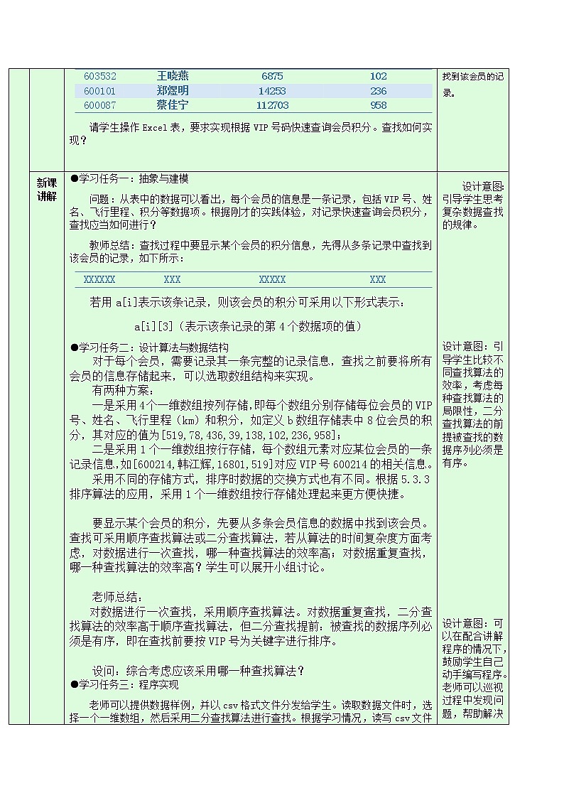 5.4.4 查找算法的应用 教学设计02