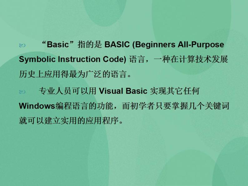 粤教版高中信息技术（选修1）2.1.2 VB语言及程序开发环境 课件+教案04