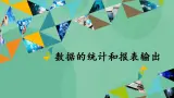 粤教版高中信息技术（选修4）3.3 数据的统计和报表输出 课件