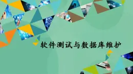 粤教版高中信息技术（选修4）4.4 软件测试与数据库维护 课件