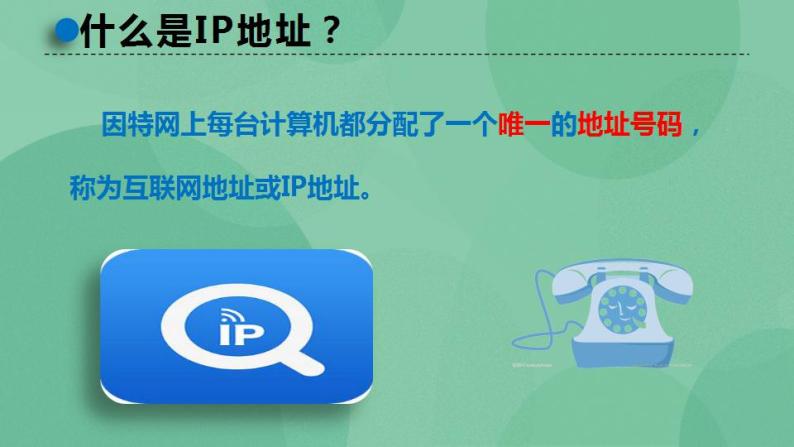 粤教版高中信息技术（选修3） 2.2.1 因特网的地址 课件06