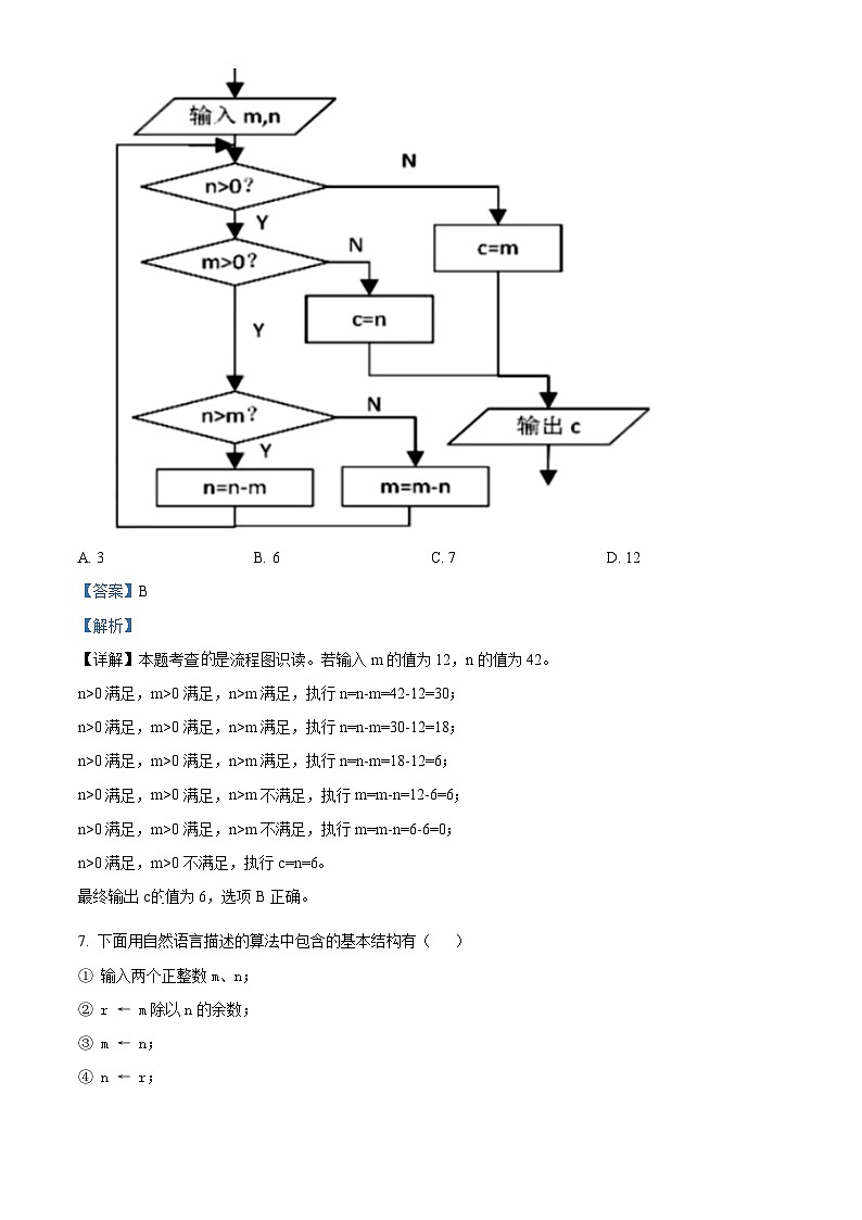 浙江省宁波市三锋教研联盟2023-2024学年高二上学期期中联考技术试题(Word版附解析)第3页