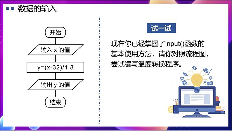 【新教材】粤教版(2019)信息技术必修一4.2《运用顺序结构描述问题求解过程》课件第6页