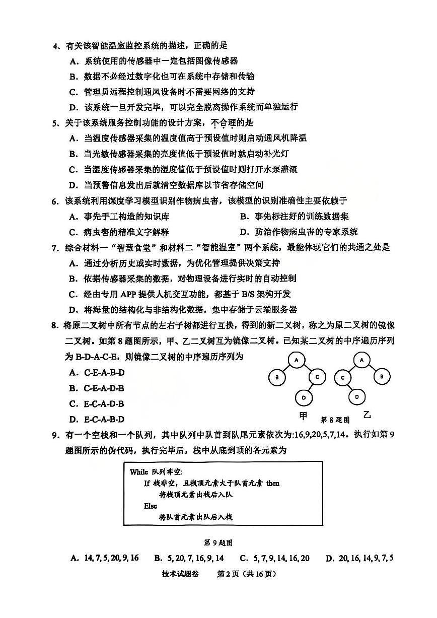 绍兴诊断技术试题及答案第2页