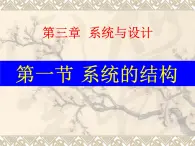 苏教版高中通用技术 必修2 3.1   系统的结构(1)（课件）