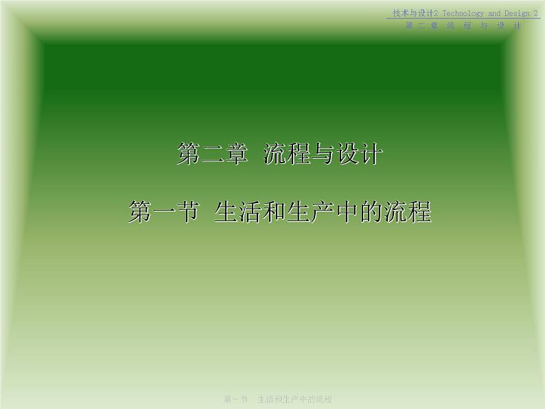苏教版高中通用技术 必修2 2.1 生产和生活中的流程(课件)第2页