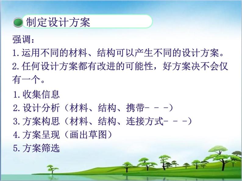 苏教版高中通用技术 必修一3.1  设计的一般过程_ 课件08