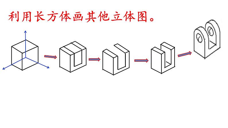 4.3.0如何画立体图 课件-2021-2022学年高一苏教版(2019)通用技术必修《技术与设计1》第4页