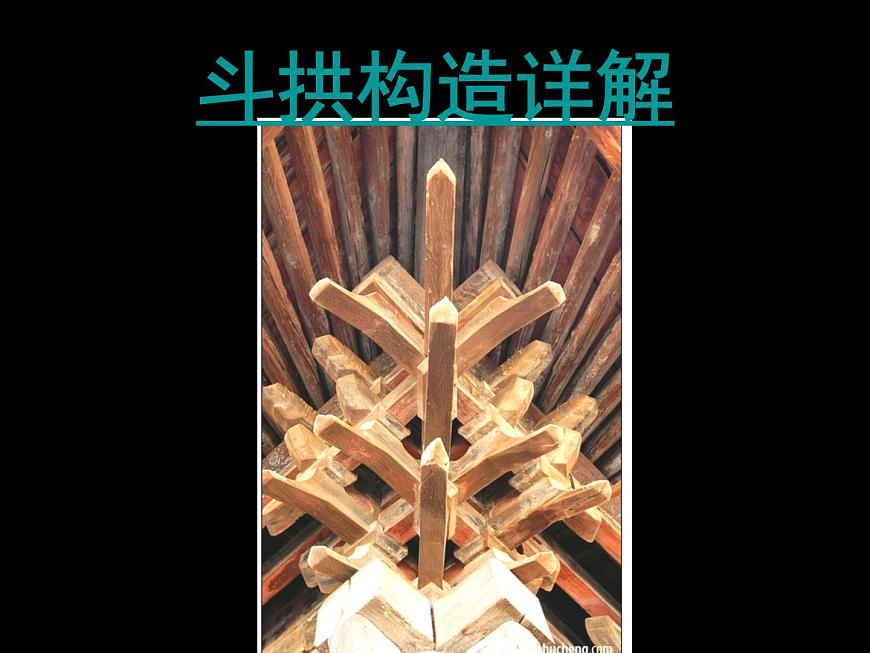 斗拱組成的動(dòng)畫演示第1頁