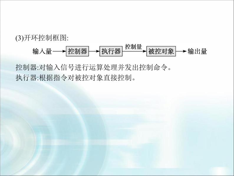 高中通用技术学考复习技术与设计2第四章控制及其设计教学课件07