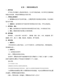 通用技術(shù)蘇教版 (2019)第一單元 結(jié)構(gòu)及其設(shè)計(jì)二 穩(wěn)固結(jié)構(gòu)的探析任務(wù)一 探析結(jié)構(gòu)穩(wěn)定性教案及反思