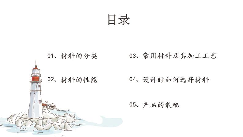 高中通用技术地质版(2019)必修1《技术与设计1》课件 5.3.3材料与制作工艺(34张PPT)02