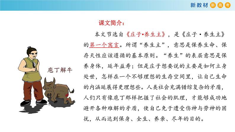 高中语文人教统编版必修下册 1.1.3《庖丁解牛》课件(2)(共30张PPT)第2页
