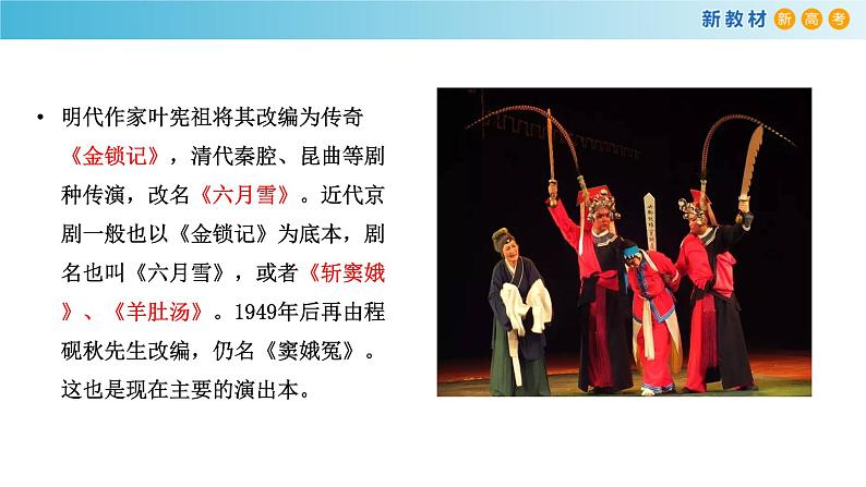 高中语文人教统编版必修下册 2.4.1 《窦娥冤》课件(2)(共44张PPT)第4页