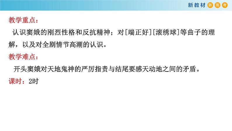 高中语文人教统编版必修下册 2.4.1 《窦娥冤》课件(2)(共44张PPT)第7页