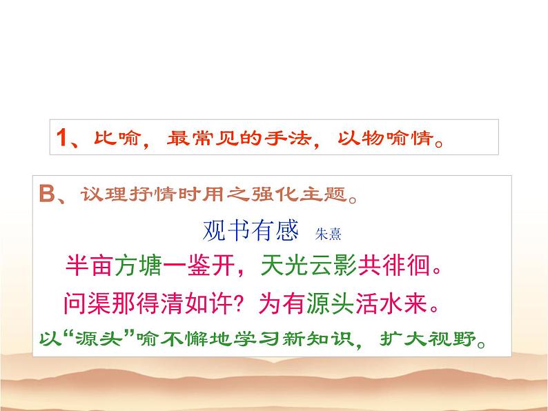 高考语文一轮复习 鉴赏诗歌的表达技巧课件PPT第5页