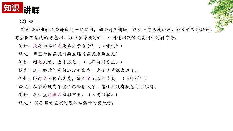 8.文言文:翻译技巧 PPT课件第4页