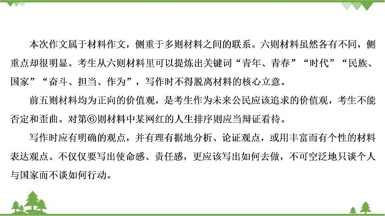 2022高考语文一轮复习课件:第4板块+写作+专题5+考点6+责任担当08