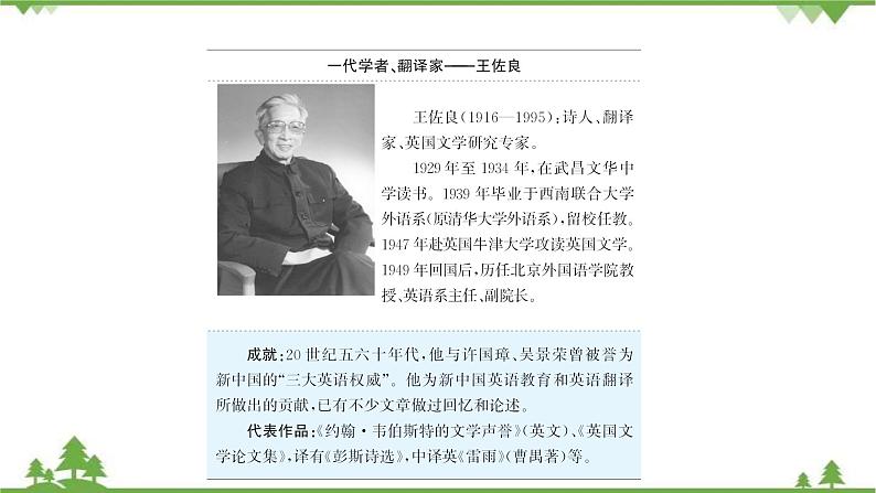 2021-2022学年高中语文部编版必修上册同步课件:第六单元+13﹡读书:目的和前提﹡上图书馆07