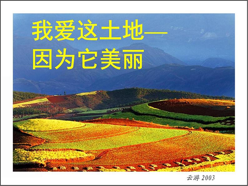 高中语文北师大版必修一1.2《我爱这土地》课件(共63张PPT)第2页