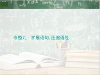 2019_2020年高考语文一轮复习专题九扩展语句压缩语段 课件（全国通用版）