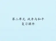 北师大版高中语文必修二 第二单元 战争与和平 复习课件