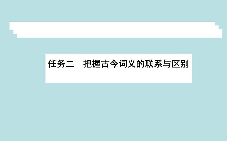 2020-2021学年部编版必修上册 把握古今词义的联系与区别 课件(54张)第1页