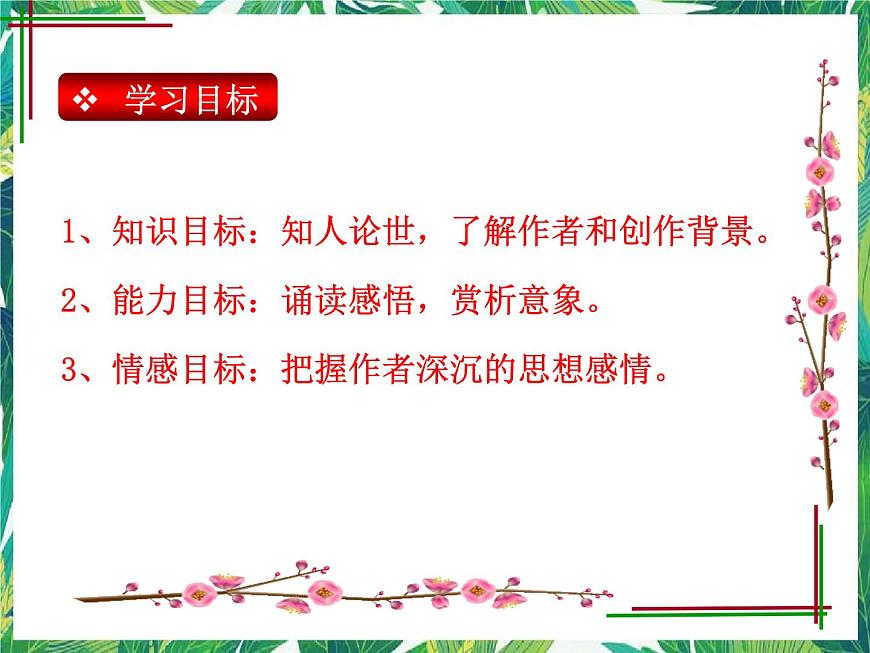 高一語文 課件 1.2《相信未來》（蘇教版必修1）第4頁