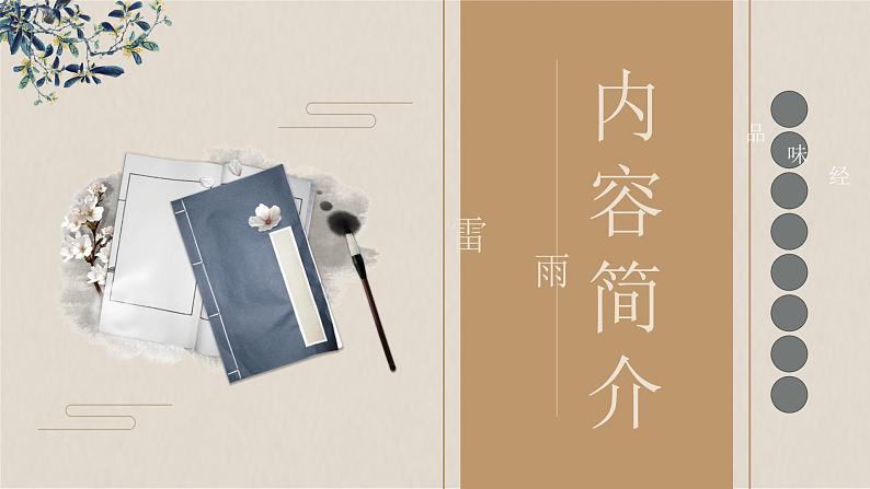 读书分享曹禺《雷雨》作者作品简介名著导读PPT课件PPT第2页