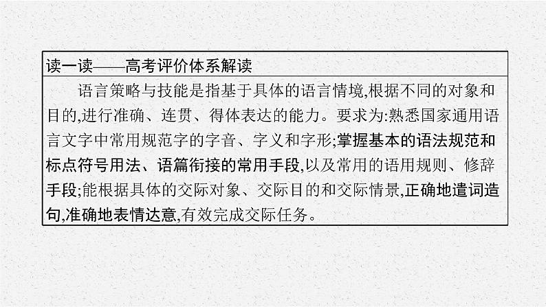 高考语文复习--语言策略与技能课件PPT第3页