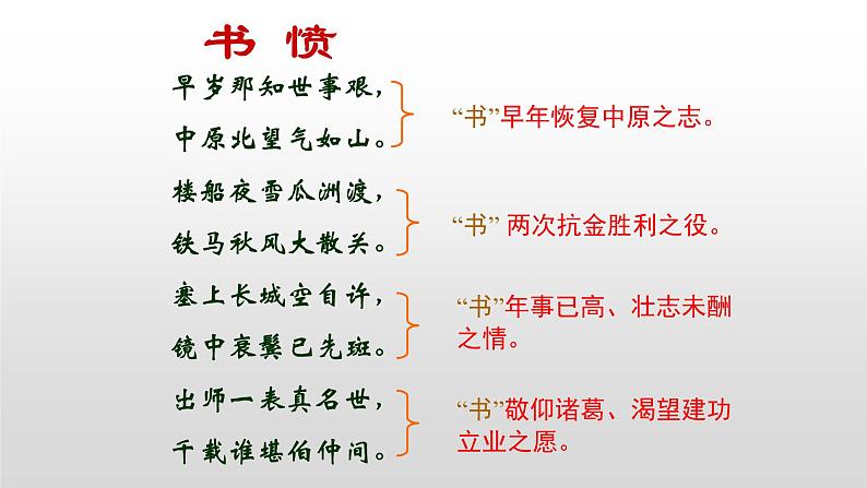 部编版高中语文选择性必修中册《书愤》课件第3页