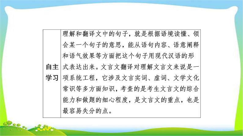 高考语文总复习专题七文言文翻译及句式课件PPT第3页