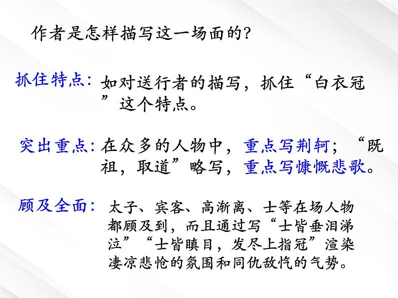 河北省保定市物探中心学校第一分校高一语文课件:《荆轲刺秦王——人物分析》08