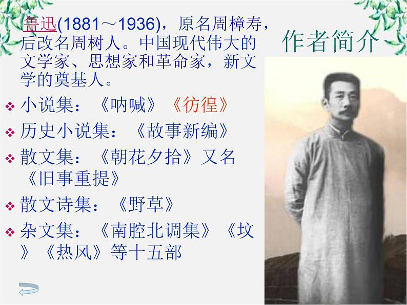 山东省沂水县第一中学高一语文:1.2 祝福 课件1(人教版必修3)278第4页