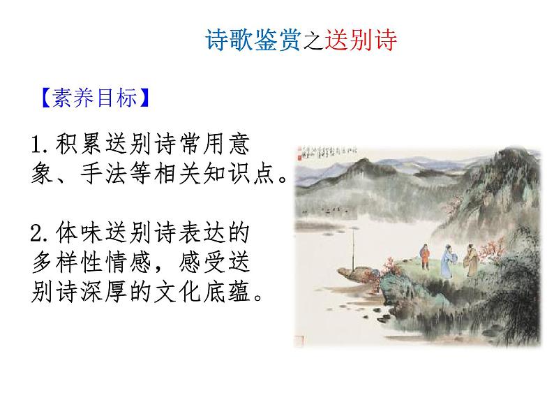 2022届高考专题复习:送别诗赏析课件22张第2页