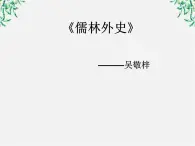 云南省德宏州梁河县一中高二语文课件：4.7《儒林外史》（新人教版选修 中国小说欣赏）29