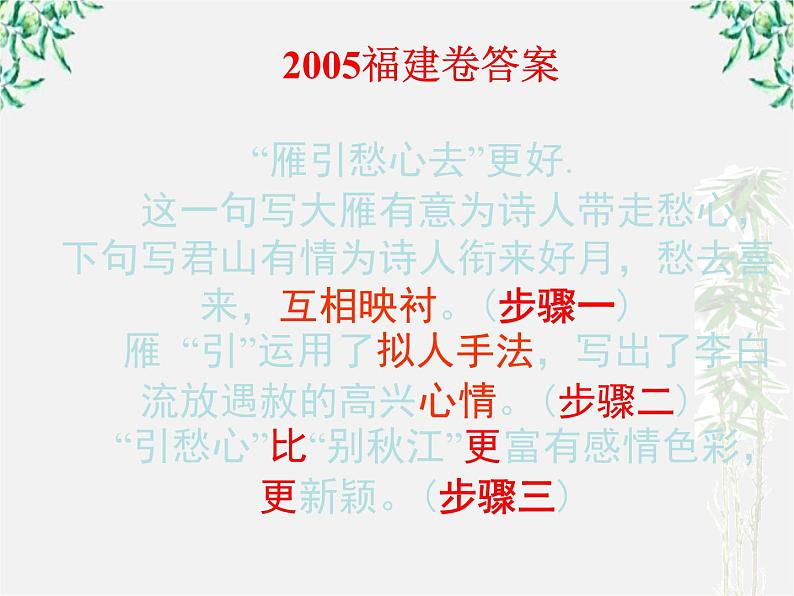 青海省西宁市高二语文《炼字型诗歌鉴赏》课件 中国古代诗歌散文欣赏(新人教版选修)08