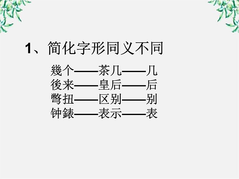 高中语文人教版选修大全:《规矩方圆──汉字的简化和规范》课件1第4页