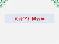 高中语文人教版选修大全：《耳听为虚──同音字和同音词》课件1