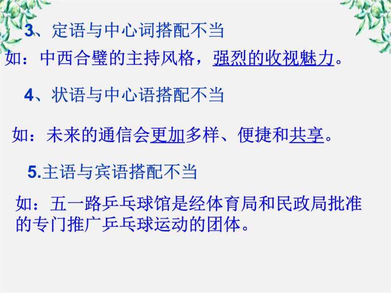 高二语文：5.3 《有话“好好说”——修改病句》课件（人教版选修《语言文字应用》）08