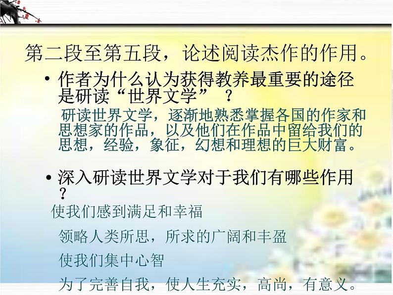 语文:专题2《获得教养的途径》课件(苏教版必修1)05