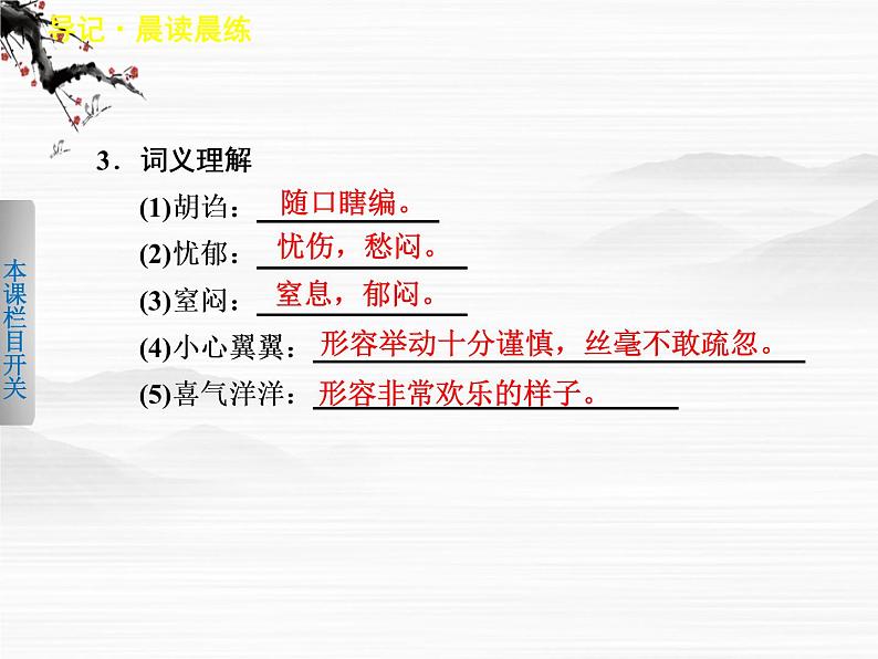 《学案导学设计》高一语文配套课件:2.1一个人的遭遇(节选)(苏教版必修2)51508