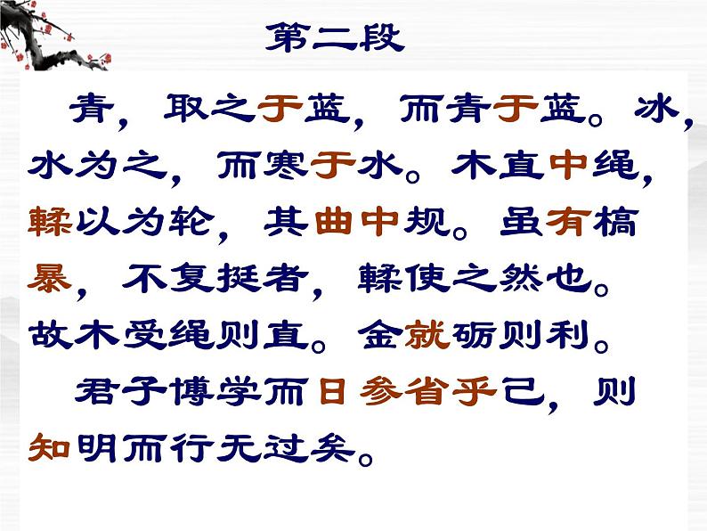 高一语文同步:2.1《劝学》课件(苏教版必修1)529第8页