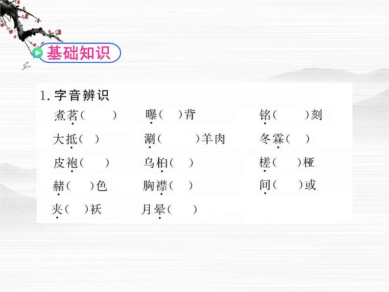 届高一语文同步课件:4.8.2《江南的冬景》3(苏教版必修1)4603