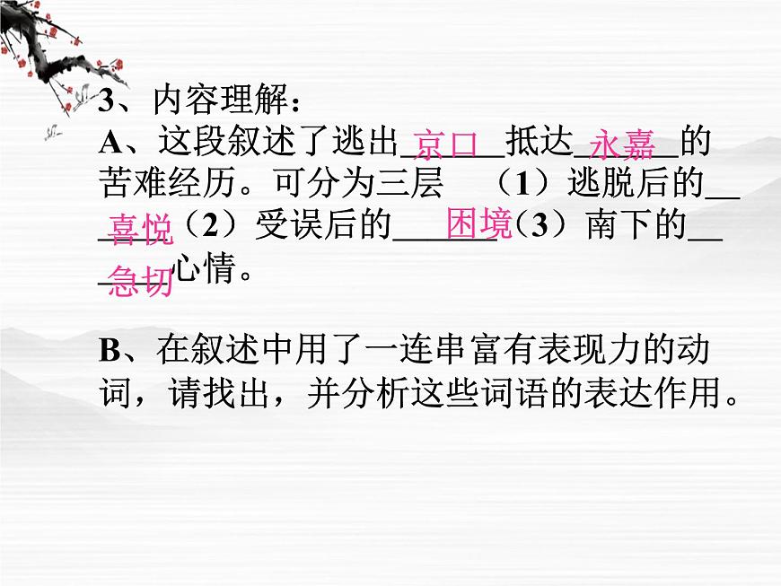 語文：高一必修3第二專題之《指南錄后序》課件 蘇教版第8頁