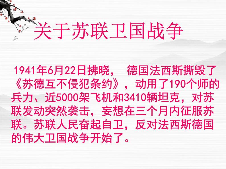 苏教版 必修二 一个人的遭遇课件PPT02